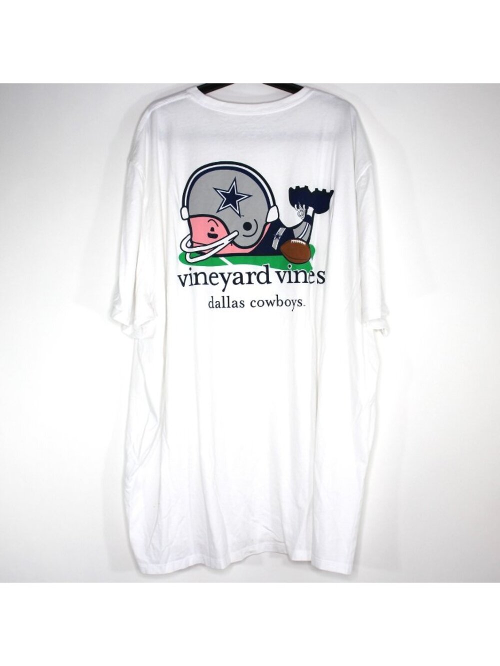Vineyard Vines Mens 4XLT 4XL Tall Dallas Cowboys Spell Out T-Shirt A1771